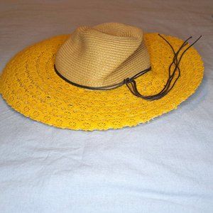NEW Charming Charlie Sun Hat With Tassel